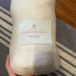 Hearth and hand. Cotton Melange Sheet Set